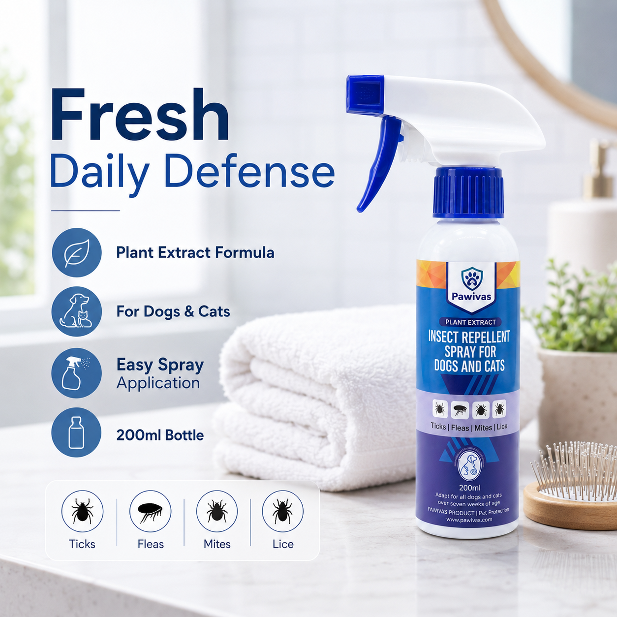 Pet Odor Spray & Shampoo