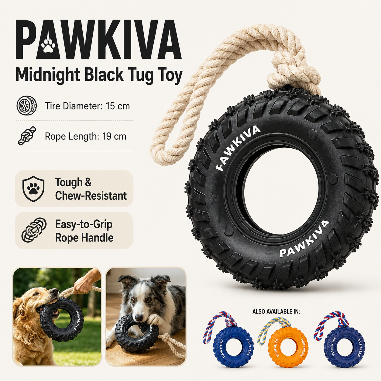 Rubber Tire Chew Toy