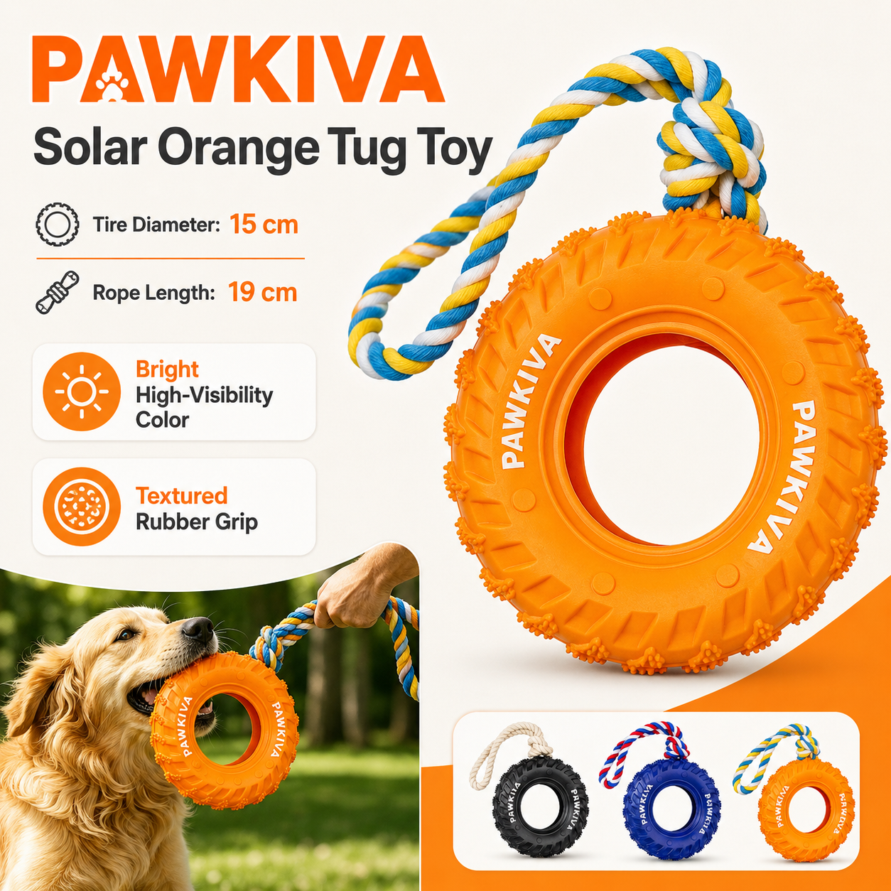 Rubber Tire Chew Toy