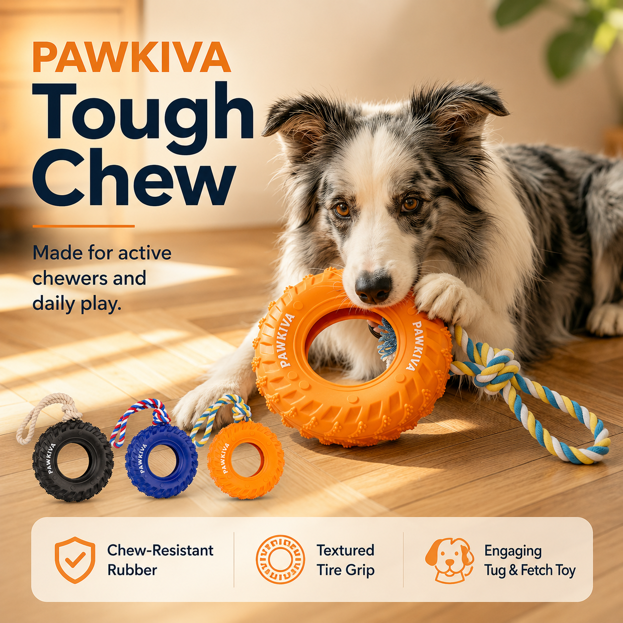 Rubber Tire Chew Toy