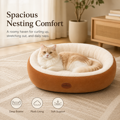 Warm Oval Pet Bed