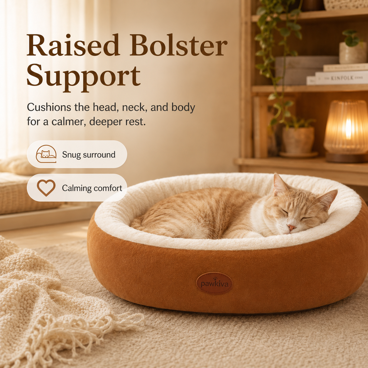 Warm Oval Pet Bed