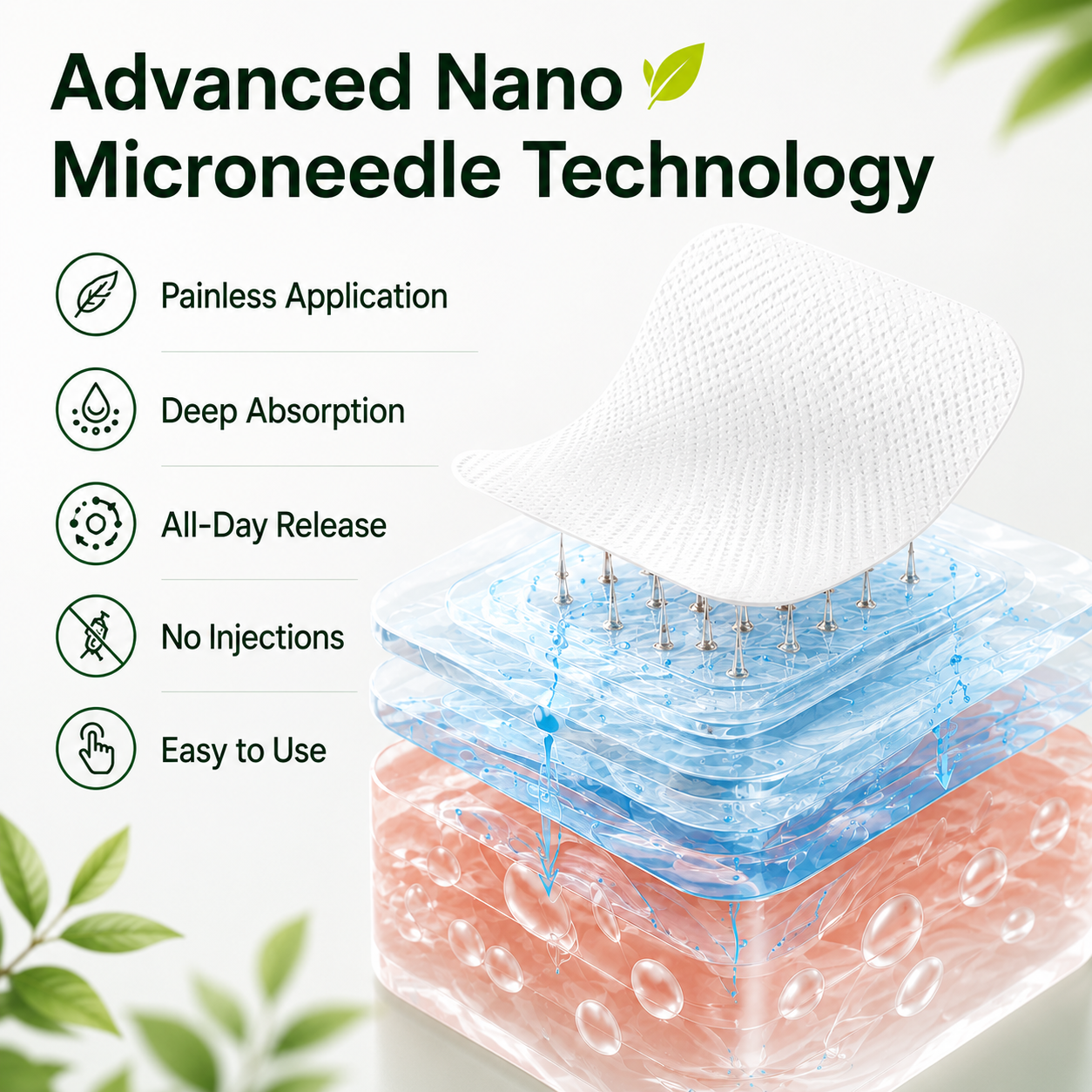 Moringa Berberine 10-IN-1 Advanced Nano Microneedle Patch