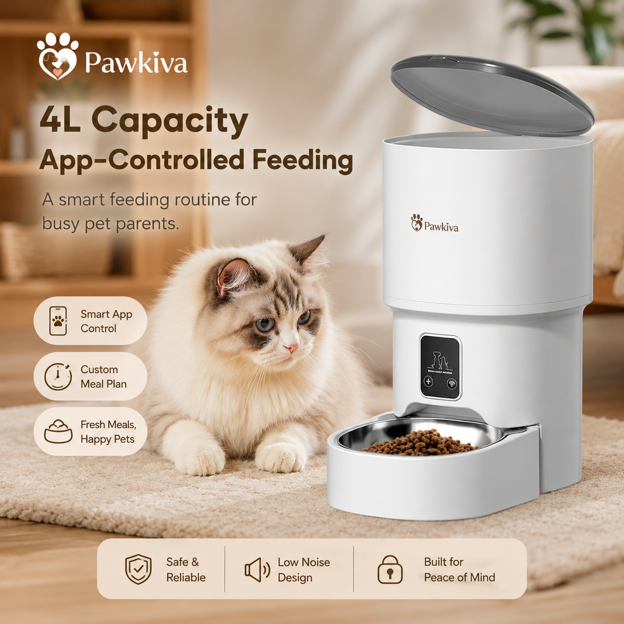 Smart WiFi Pet Feeder