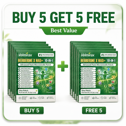 Moringa Berberine 10-IN-1 Advanced Nano Microneedle Patch
