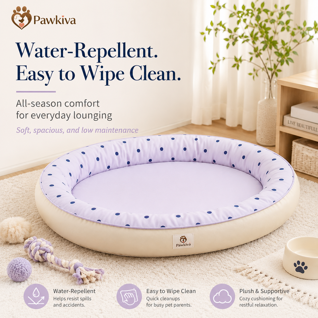 Water-Resistant Pet Bed