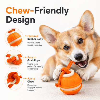 Pawivas™ Smart Rolling Tug Toy