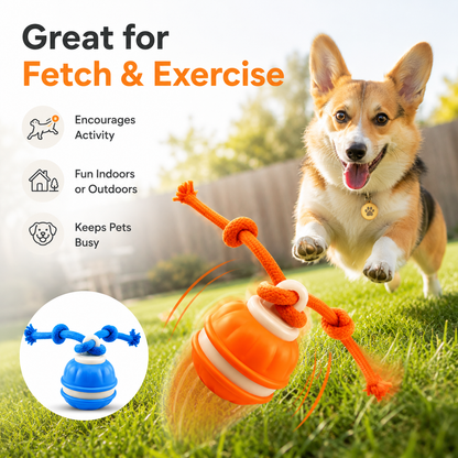 Pawivas™ Smart Rolling Tug Toy