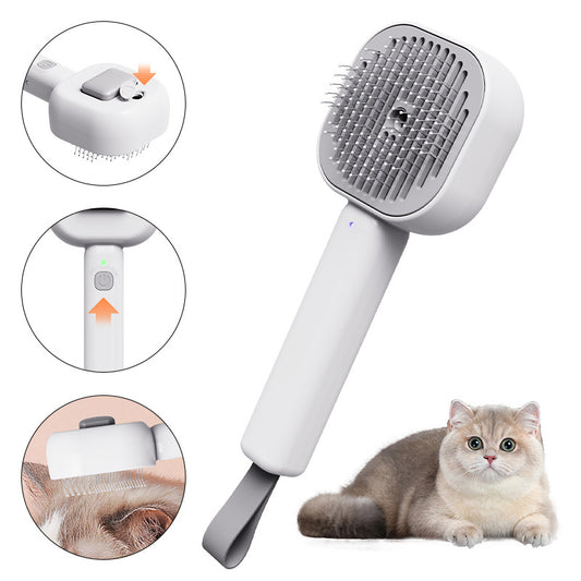 Steam Spray Pet Brush
