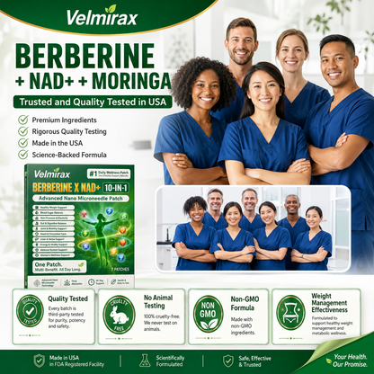 Moringa Berberine 10-IN-1 Advanced Nano Microneedle Patch