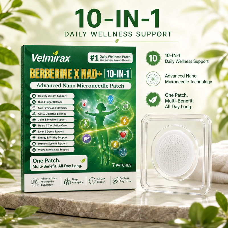 Moringa Berberine 10-IN-1 Advanced Nano Microneedle Patch
