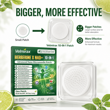 Moringa Berberine 10-IN-1 Advanced Nano Microneedle Patch